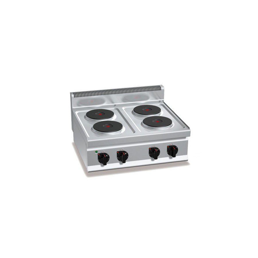 Cuisinière électrique 4 plaques (10.4kW) à poser