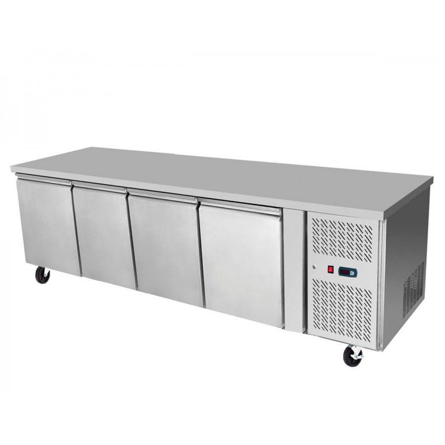 table-refrigeree-600-4-portes-garantie2ans Table réfrigérée 600 / 4 portes