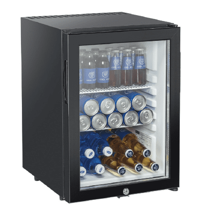 Mini bar porte vitrée 34 boissons Mini bar porte vitrée 34 boissons